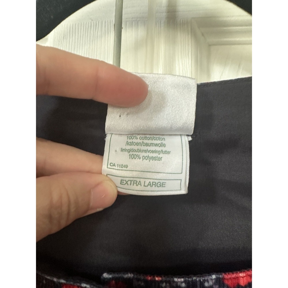 VTG 90s Laura Ashley jumpsuit 100% Cotton Relaxed Fit Cottagecore XL READ - Picture 6 of 13